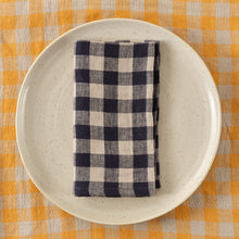 Load image into Gallery viewer, Napkin Set of 4 Gingham Indigo
