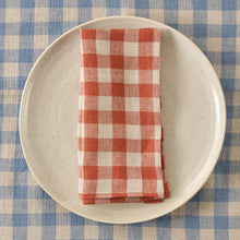 Load image into Gallery viewer, Napkin Set of 4 Gingham Beech
