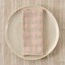 Load image into Gallery viewer, Napkin Set of 4 Gingham Pink
