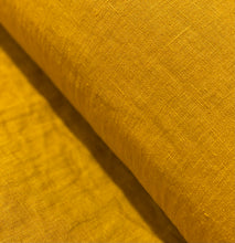 Load image into Gallery viewer, Saffron Tumbled Linen
