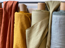 Load image into Gallery viewer, Saffron Tumbled Linen
