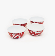 Load image into Gallery viewer, Red Marbled Enamelware
