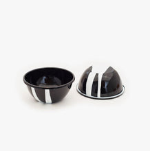 Load image into Gallery viewer, Black Abstract Enamelware
