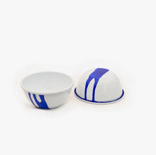 Load image into Gallery viewer, Blue Abstract Enamelware
