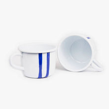 Load image into Gallery viewer, Blue Abstract Enamelware
