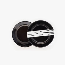 Load image into Gallery viewer, Black Abstract Enamelware
